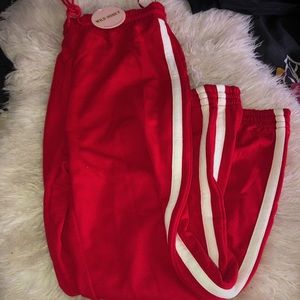 Red Joggers